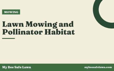 Lawn Mowing and Pollinator Habitat