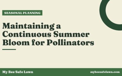 Maintaining a Continuous Summer Bloom for Pollinators